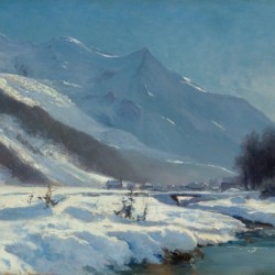 La vallee de Chamonix en hiver